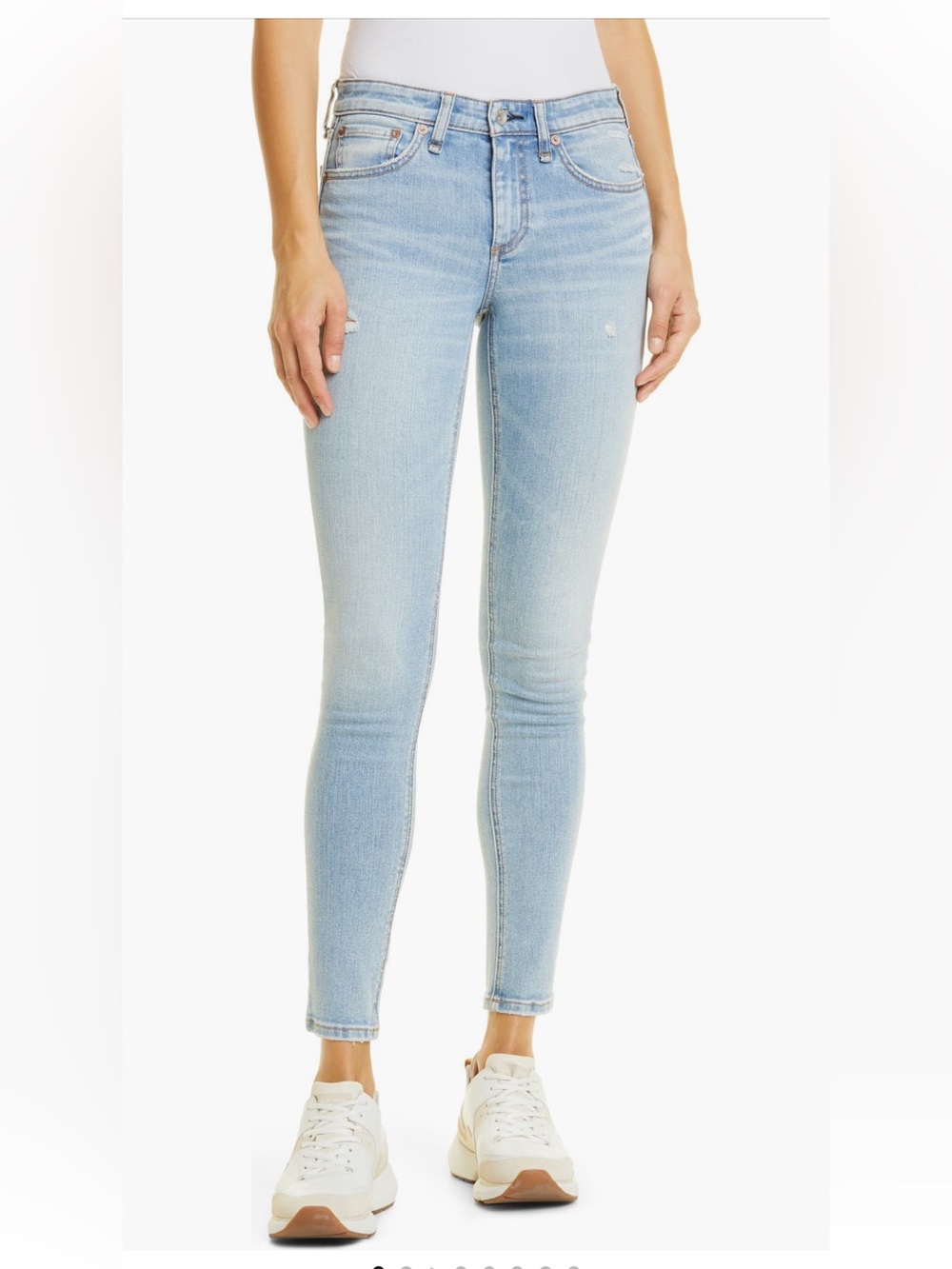 Rag & Bone Cate Mid Rise Ankle Skinny Jeans